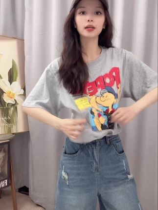 #夏季穿搭 #小清新穿搭 #t恤穿搭 #小个子显高显瘦穿搭 #今日穿搭