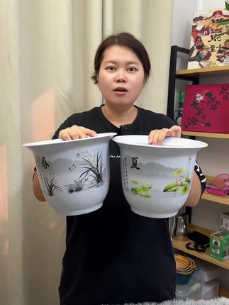 #花盆 #花卉绿植 #树脂花盆