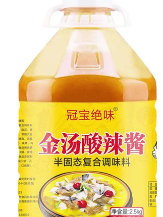 鸡发金汤酸辣酱金汤调料酸菜鱼肥牛米线牛蛙桶装商用1千克#金汤酸菜鱼 #金汤酸菜鱼做法 #酸汤调味料 #金汤酸菜鱼怎么做 #好物