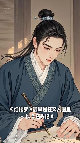 《红楼梦》(石头记)出版逸事 #红楼梦 #石头记 #曹雪芹 #吴氏石头记 #四大名著