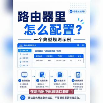31、外网访问内网中端口映射之五:端口映射配置 #每天跟我涨知识 #网络 #智能化弱电工程 #安防监控 #上热门