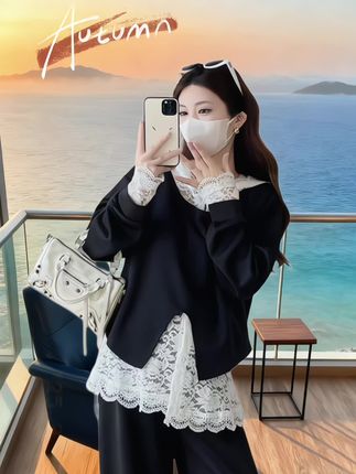 休闲减龄套装是这个秋天的孕妇新宠! #孕期穿搭 #韩系穿搭 #一套好的衣服可以让你不动声色的美 #最美孕妇 #早秋穿搭公式来了