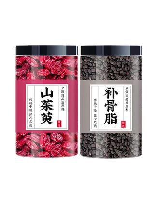 山茱萸补骨脂山萸肉泡水泡茶喝#热门#山茱萸补骨脂