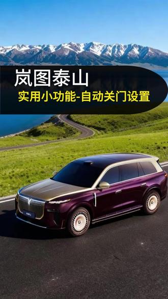 岚图泰山关门小技巧#岚图泰山#岚图汽车 #岚图#用车技巧