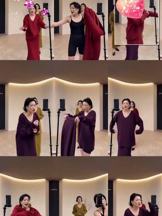 #针织连衣裙#修身显瘦#轻奢女装 #穿出高级感   美丽私服显瘦加厚针织V领套裙160斤以内(22379)