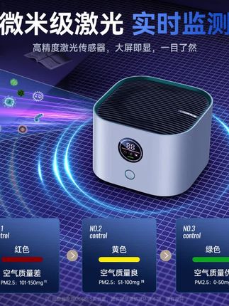 德国Uorris除甲醛空气净化器新房家用室内除二手烟卧室专用孕妇