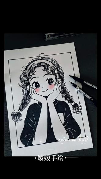 用线条,画下少女的心事🌷🎉 我的日常绘画瞬间~
#一起学画画吧 #创作者中心 #创作灵感 #动漫手绘 #黑白动漫头像