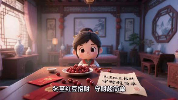 冬至红豆守财操作#冬至 #红豆补财