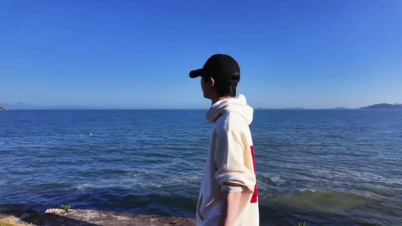 走——去海边🚶🏻 #马嘉祺 #珠海 #海边vlog #一起看海 #女友视角