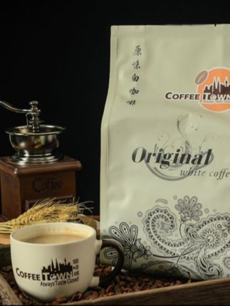 咖啡城马来西亚进口原味白咖啡375g奶粉调配即溶咖啡粉无添加蔗糖 #咖啡 #白咖啡 #口感特别好 #马来西亚咖啡 #仙女都在喝什么