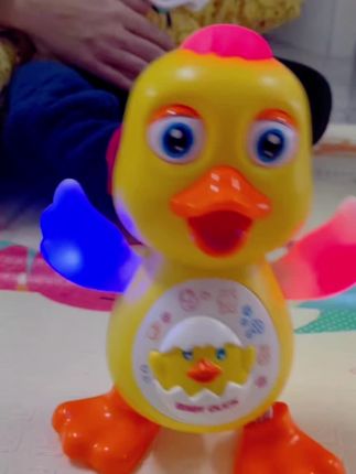#上热门话题🔥🔥🔥 鸭子唱歌婴儿玩具有声会动的儿童宝宝男女孩小黄鸭跳舞火红鸭一岁#玩具#电动