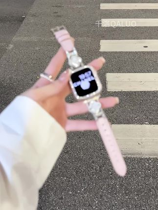 啊啊啊落樱粉太仙了!!简直是天仙下凡!! #高级感 #仙女必备 #iwatch表带 #s10#小众设计感