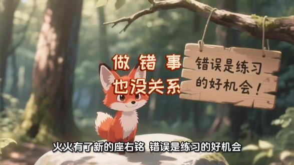 告诉了小朋友们以下重要的道理:
《小狐狸的“完美”陷阱》告诉我们:
✅ 做错事并不可怕,勇于承认和改正才是关键。
· 每个人都会犯错:故事里,从小松鼠🐿到象爷爷,大家都会不小心做错事。这让孩子明白,犯错是人之常情,是学习和成长的一部分,无需因此感到🥹羞耻或过度害怕。
· 隐藏错误会带来负担:小狐狸把错误当成秘密藏起来,结果心里💙变得“沉甸甸的”,失去了快乐🧚♀️。这形象地说明了,隐瞒错误并不会让问题消失,反而会成为一种心理负担。
· 诚实和担当能赢得尊重:小狐狸最终鼓起勇气承认错误,并积极补救(帮忙建新巢),反而赢得了鸟妈妈的原谅🤗和感谢。这告诉孩子,诚实和负责任的行为会得到他人的理解🧐和尊重。
· 错误是成长的机会:故事中点出了核心——“错误是练习的👍好机会”,并且能把 “错误变成美丽的花朵🌼”。
这引导孩子用积极的心态看待错误,把每一次失误都视为学习和进步的好时光🕰
#宝宝睡前故事 #小故事大道理 #勇敢承认错误 #鼓励孩子