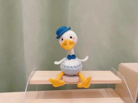 (三)小丑鸭-翅膀,尾巴,帽子
#手工编织零基础教学 #钩针图解