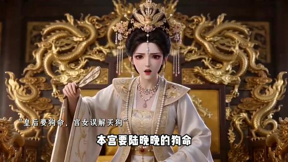 绝世文盲入深宫,一心只想混满全剧奖金 #国漫