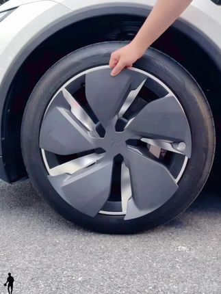 适用焕新版ModelY/3直边款轮毂盖19寸轮圈保护罩丫改装饰专用配件#汽车好物 #车品 #原创视频 #好物推荐🔥 #轮毂升级