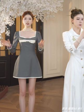 一眼很公主的感觉来了#入秋穿搭 #今日穿搭 #小白裙