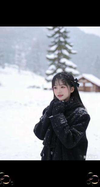 ai雪地p图教程 ai豆包雪地生成指令 雪,替不长久的人背上了短暂共白头的言语 #冬季 #初雪 #豆包ai #豆包P图已经nextlevel了 #万物皆有初雪氛围