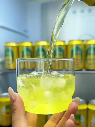 #菠萝汽水 #汽水 #水果汽水