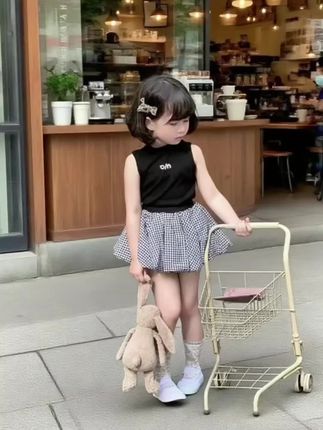 超可爱的#夏季穿搭 #高品质童装 #甜美穿搭 #生女儿就是用来打扮的 #女童穿搭