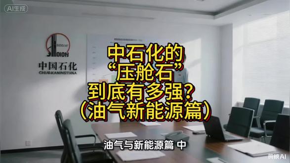 油气与新能源篇中石化的“压舱石”到底有多强? #石油石化#中石化#能源#新能源#供应商