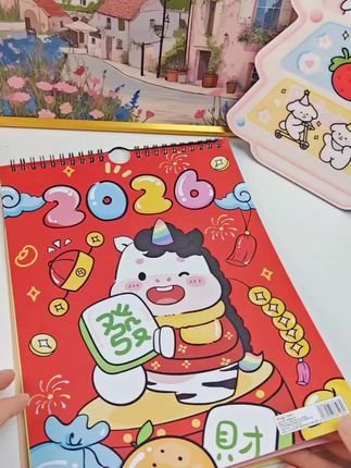 2026年卡通日历#日历