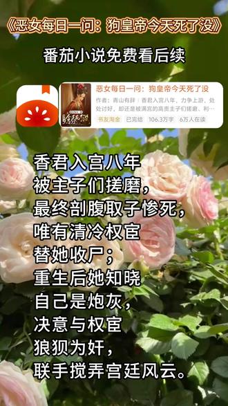《恶女每日一问:狗皇帝今天死了没》#番茄小说