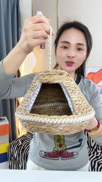 鹦鹉手工编织保暖鸟窝四季通用冬暖夏凉适合虎皮牡丹玄凤睡窝#鸟窝 #草编鸟窝 #好物分享 #日常分享 #好物推荐