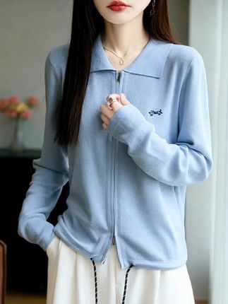 穿上这件毛针织衫,秋天再也不怕冷!还有运费险哦~ #冬上新来抖音#暖系流光