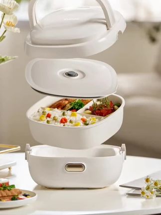 苏泊尔电热饭盒便携式办公室上班族免注水不沾内胆热饭菜保温饭盒 #厨房小家电 #饭盒 #便当盒 #餐盒 #带饭一族