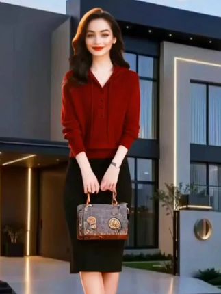 姐妹们,这件连帽针织衫真的太绝了!它是这种宽松的版型,上身特别显瘦遮肉,而且还是加大的帽子,完全不会勒脖子,不管是单穿还是叠穿都超好看。它的面料也很柔软亲肤,贴身穿一点也不扎人。天气变冷后还能当内搭,外面随便套个外套都很好看,喜欢的姐妹赶紧冲!