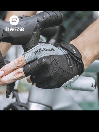 洛克兄弟自行车手套半指骑行手套短指春夏男女户外透气运动装备#好物推荐🔥 #手套半指#骑行手套推荐 #运动装备