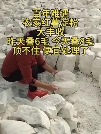 红薯淀粉#红薯淀粉 两斤红薯淀粉#两斤红薯淀粉#传统手工 #强烈推荐 #土特产