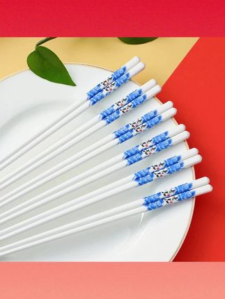 推荐 陶瓷筷子家用防滑防霉不发霉耐高温易清洗防潮不变形餐具中式 #筷子 #筷子推荐 #陶瓷筷 #陶瓷筷推荐 #防霉筷