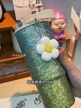 像繁星一样闪烁的纯钛冰霸杯,超级轻巧,保温保冰还不怕腐蚀和吸味#杯子控 #钛杯 #保温杯 #多喝水