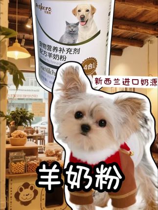 要想小狗身体好,羊奶粉可不能少,补充营养又增加食欲~#萌宠好物 #宠物羊奶粉 #科学养宠攻略