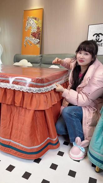 过年啦,自从用了这个防水防油透明桌罩,再也不担心烤火布弄脏了 #透明桌罩 #烤火桌罩 #防水防油桌布 #好物推荐🔥 #过年