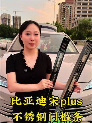 好马配好鞍,好车就要配上好的门槛条。宋plus原车开模打版,专车专用的不锈钢迎宾踏板。加宽加厚材质,一套下去一劳永逸。#比亚迪 #宋plusdmi #门槛条 #迎宾踏板门槛条