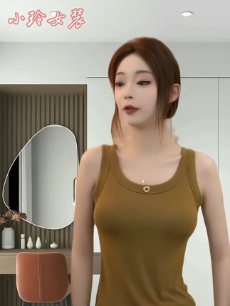 百搭螺纹针织吊带背心纯色简约欧若风打底内搭修身显瘦