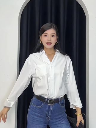 #衬衫穿搭 #通勤搭配 #衬衫的多种穿法 #穿搭