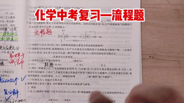 化学中考复习 流程题 #初中化学#中考化学