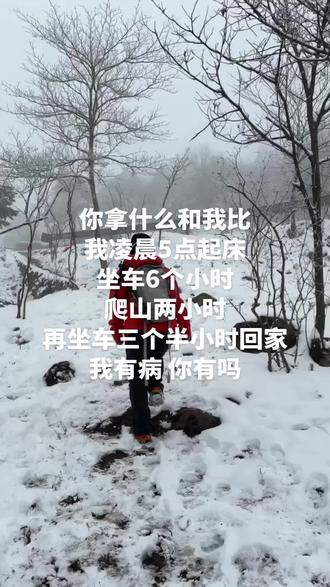 我有病你有吗 #爬山 #春节去哪玩 #爬山我是认真的 #守护计划