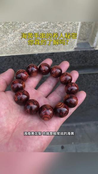 #海南黄花梨手串 ,养人好处多多!你真的了解吗?#极品手串