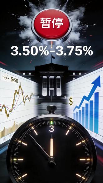 美联储暂停降息,黄金美元巨震!普通人如何保住钱袋子? #美联储 #财经知识 #投资理财 #新闻解读 #汇率 #黄金投资 #A股 #个人理财