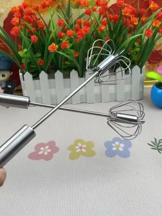 半自动打蛋器搅拌棒厨房按压式旋转工具奶油烘焙家用打蛋搅拌器#厨房好物 #美观实用 #实用工具 #简单方便