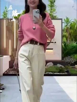 #秋季穿搭 #高级感穿搭 #新款百搭 #针织衫 #阔腿裤穿搭