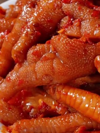 江西辣鸡爪靖安胡裕家(原胡家)凤爪网红同款零食小吃新鲜 #网红零食 #辣味小吃 #追剧必备 #江西特产 #好物推荐🔥 @DOU+上热门
