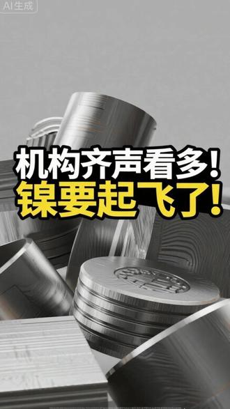 机构齐声看多!镍要起飞了! #镍 #镍矿 #有色金属 #期货 #经济