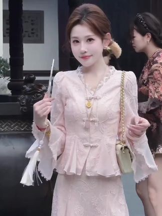 #高级感穿搭 #气质仙女裙穿搭 #清纯女神 #中式美学服饰 #温柔穿搭