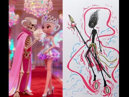 看动画学画画#咖啡小姐 #简笔画 #动漫视频